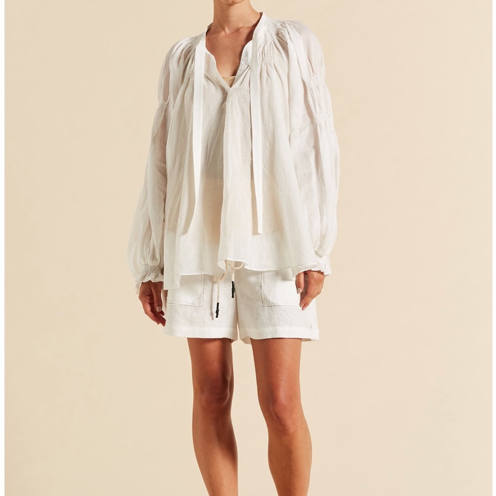 LEE MATHEWS | White Blouse - Picture 2 of 8